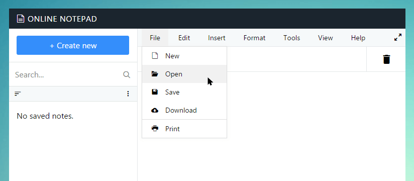 Open text file in Kuadinfo